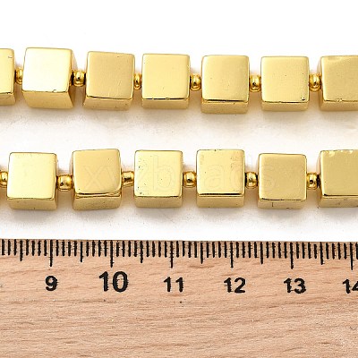 Electroplate Glass Beads Strands EGLA-F166-03B-G-1
