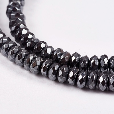 Non-Magnetic Synthetic Hematite Beads Strands G-Q420-1