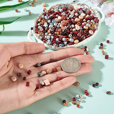 227Pcs Glass Seed Beads SEED-TA0001-58C-1