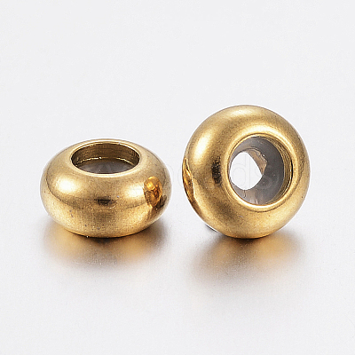 Ion Plating(IP) 202 Stainless Steel Beads LS-X-STAS-F148-6mm-07G-1