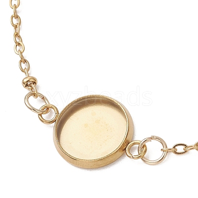 304 Stainless Steel Cable Chain Satellite Chain Bracelet Making BJEW-JB13163-02-1