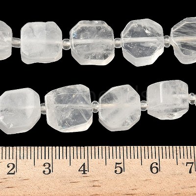 Natural Quartz Crystal Beads Strands G-I394-D27-1