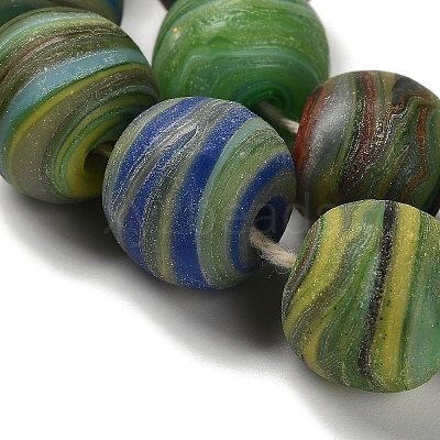 Handmade Lampwork Beads Strands LAMP-C016-03D-02-1