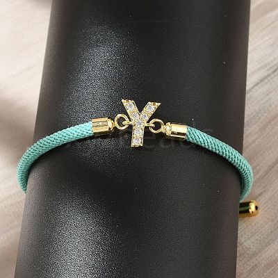 Adjustable Nylon Cord Bracelets BJEW-C096-01G-25-1