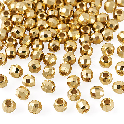 100Pcs Brass Spacer Beads KK-TA0008-36-1
