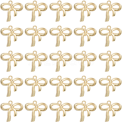 100Pcs Rack Plating Alloy Pendant FIND-SC0012-66-1