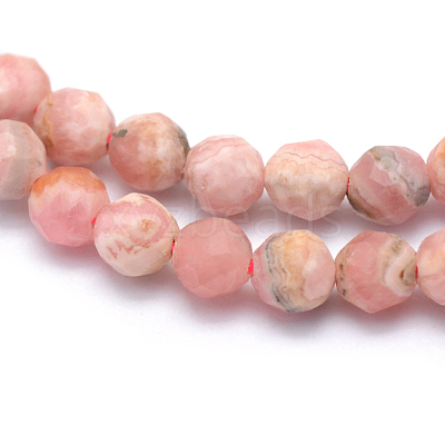 Natural Rhodonite Beads Strands G-E411-11C-3mm-1