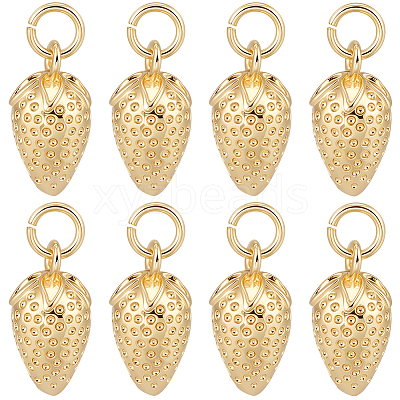 10Pcs Brass Pendant Rhinestones Settings KK-BBC0018-10-1