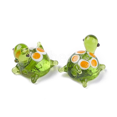Handmade Lampwork Beads LAMP-D015-03G-1