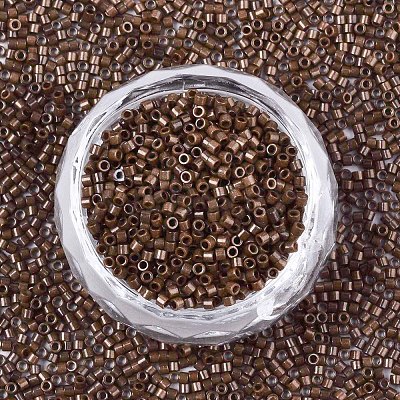 FGB 11/0 Grade A Baking Paint Glass Seed Beads SEED-S030-1047-1