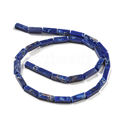 Synthetic Imperial Jasper Dyed Beads Strands G-D077-C01-06-1