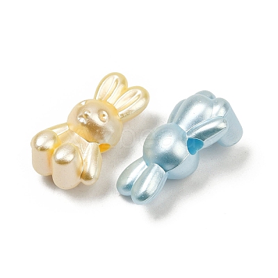 Opaque Acrylic Imitation Pearl Beads OACR-B031-49-1