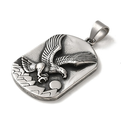 316L Surgical Stainless Steel Big Pendants STAS-H194-02AS-03-1