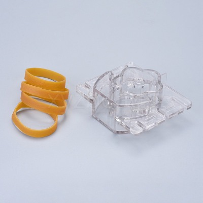 Flower Plastic Candle Molds DIY-I035-12-1