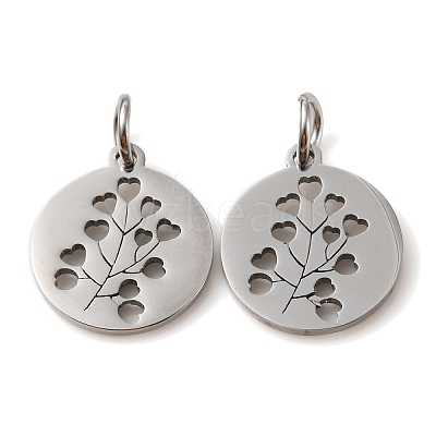 Non-Tarnish 304 Stainless Steel Charms LS-STAS-D050-07P-03-1