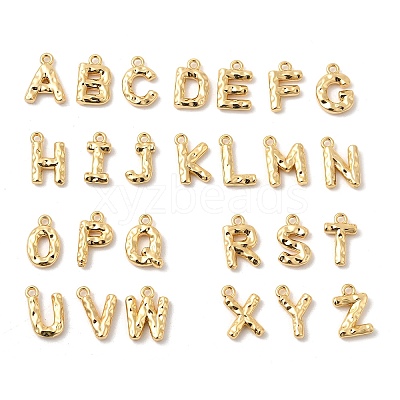 26Pcs Brass Charms KK-P340-01G-1
