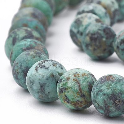Natural African Turquoise(Jasper) Beads Strands G-T106-204-1
