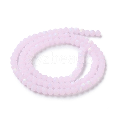 Imitation Jade Glass Beads Strands X1-EGLA-A034-J4mm-MB02-1