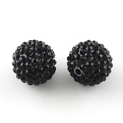 Resin Rhinestone Beads RESI-S315-18x20-01-1