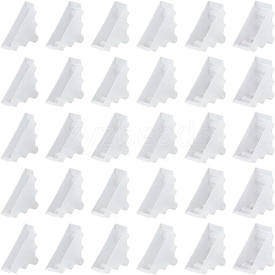 60Pcs 6 Styles Triangle Plastic Furniture Corner Guards AJEW-BC0007-84B-1
