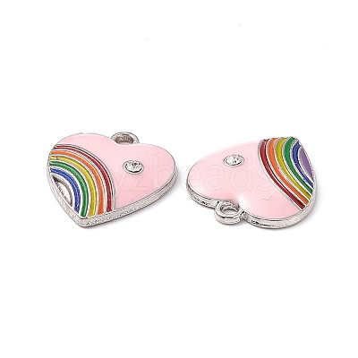 Alloy Enamel Pendant ENAM-H039-07P-D-1