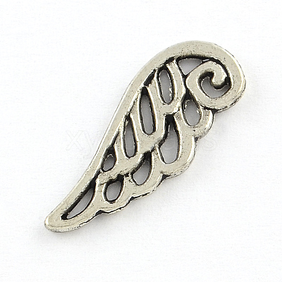 Tibetan Style Wing Alloy Cabochons TIBE-Q041-010-FF-1