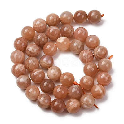 Natural Sunstone Beads Strands G-N327-01C-03-01-1