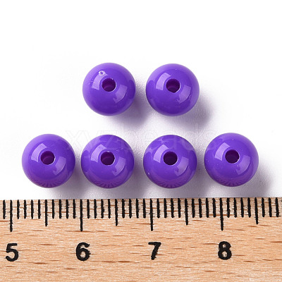 Opaque Acrylic Beads MACR-S370-C8mm-31-1