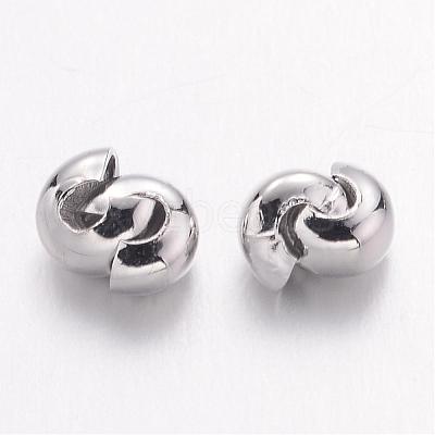 Iron Crimp Beads Covers IFIN-H028-NFN-NF-1