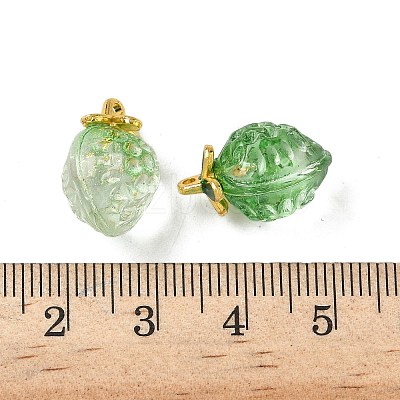 Transparent Glass Pendants GLAA-P072-03G-07-1
