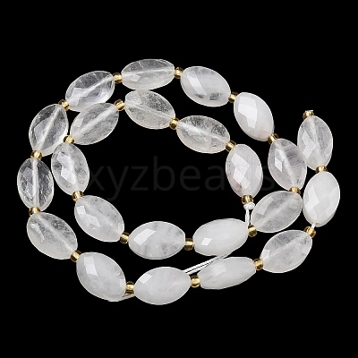 Natural Quartz Crystal Beads Strands G-A295-A13-01-1