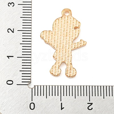 Christmas Theme Alloy Enamel Pendants X-ENAM-M221-01KCG-03-1