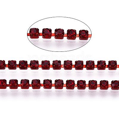 Electrophoresis Iron Rhinestone Strass Chains CHC-Q009-SS6.5-B21-1