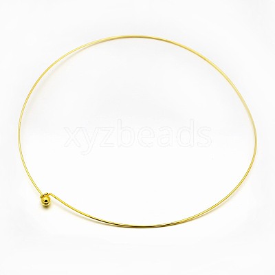 Brass Necklace Making X-BJEW-F132-01G-1