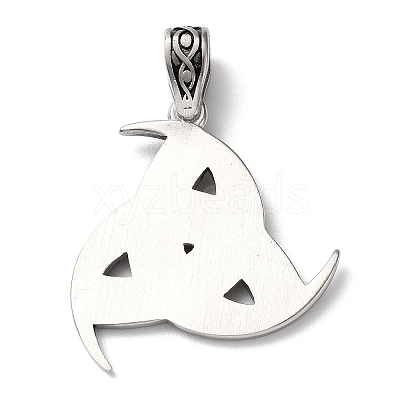 Ion Plating(IP) 304 Stainless Steel Pendants STAS-D067-14AS-1