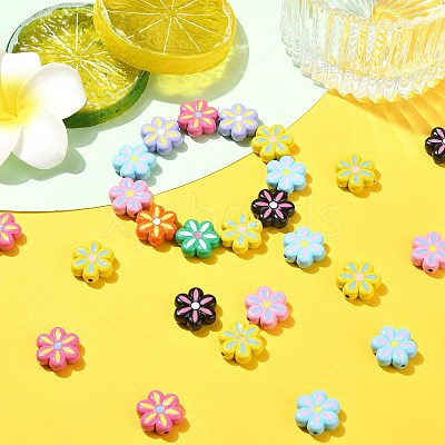 30Pcs Alloy Enamel Beads ENAM-CJ0006-20-1