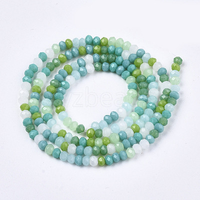 Opaque Glass Beads Strands X-GLAA-T006-07-A02-1