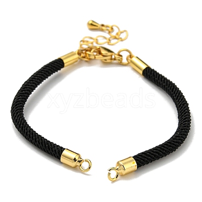 Nylon Cords Bracelet Makings Fit for Connector Charms AJEW-P116-02G-05-1