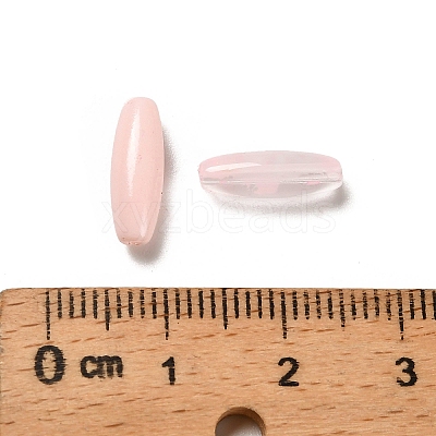 Painted Glass Beads GLAA-C037-01G-1