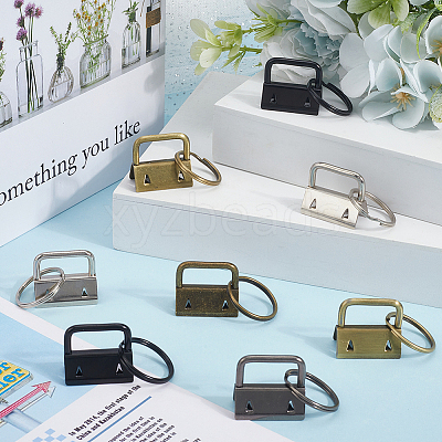 24Pcs 5 Colors Iron Ribbon Ends IFIN-SP0001-41-1