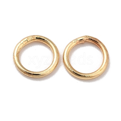 Brass Soldered Closed Jump Rings KK-G465-03G-1