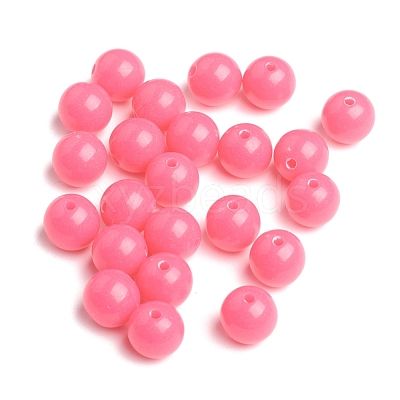 Fluorescent Acrylic Beads MACR-R517-10mm-04-1