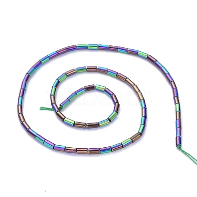 Electroplate Glass Beads Strands EGLA-K014-B-FP03-1