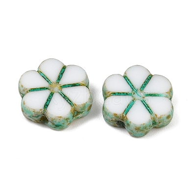Czech Pressed Glass Beads GLAA-I061-01A-1
