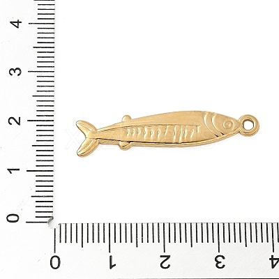 304 Stainless Steel Sardine Fish Pendants X-STAS-S186-05C-G-1