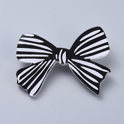 Acrylic Safety Brooches JEWB-D006-B06-1