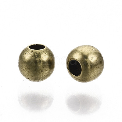 Brass Beads KK-R141-4mm-01C-NF-1