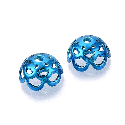 UV Plated ABS Bead Caps OACR-D316-04B-03-1