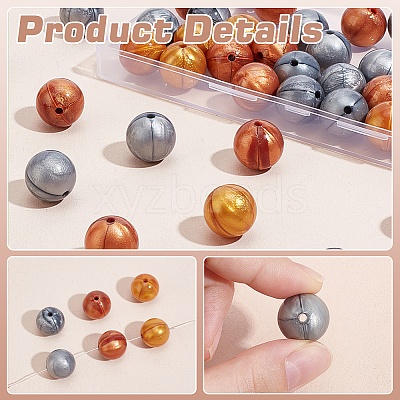 Food Grade Silicone Focal Beads SIL-PH0001-29A-1