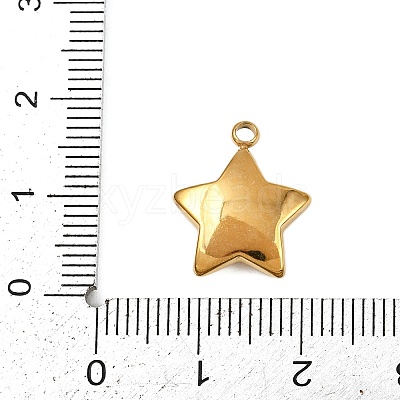 304 Stainless Steel Pave Synthetic Shell Pendants STAS-P402-03B-G-1